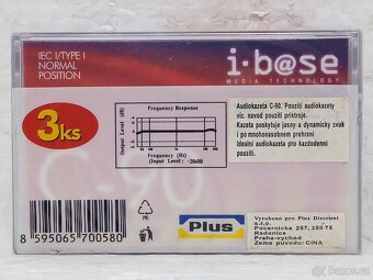 3x I-BASE C-90 Retro Audiokazeta - 3