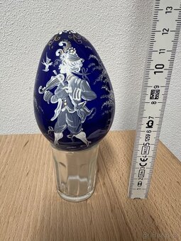 Váza a vajíčko ve stylu Mary Gregory - 3