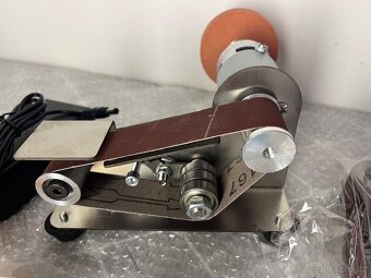 Mini pásová bruska + leštička – kompletní sada - 3