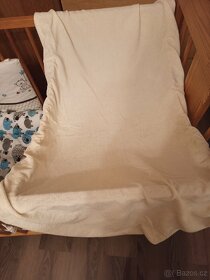 Dětská postýlka s matrací a hnízdem+fusak - 3