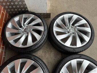 Alu 20" 5x112 orig. VW Rosario letní 75% TOP cena - 3