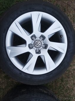 ALU kola 5x112 R17 Audi, vw - letní Bridgestone 215/55/17 - 3