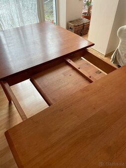 dřevěný stůl 150x90x75 (s rozšířením o 30 cm) - 3