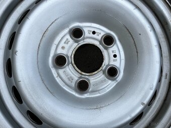 4x plechové kola 5x120 R16, pneu C - 3