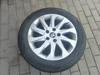 original Seat disky, zimní pneu 205/55 R16 - 3