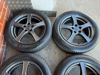 Alu 17" 5x112, Borbet Antracit zimní 80%, KaroQ TOP - 3
