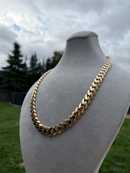 Zlatý řetěz CUBAN CHAIN - 59.97g 65cm - 14mm  - NOVÝ ZLATO - 3