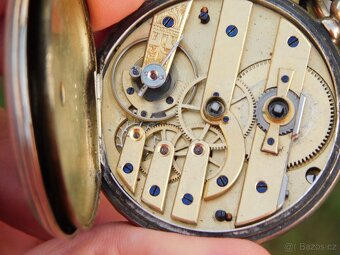 Starožitné kapesní hodinky - klíčovky Francie 1860 - 3