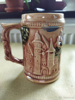 Starý německý keramický půllitr zn. JAPAN - 3