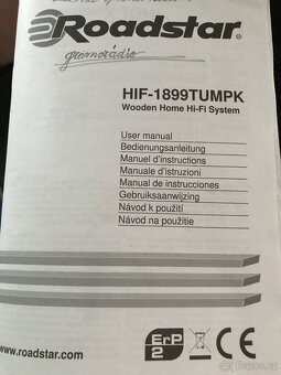 Retro gramofon s rádiem, CD Roadstar - 3