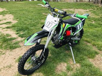 Pitbike Leramotors Shark 125ccm, el. start, zeleny - 3