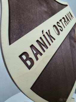 Dřevěné logo FC Baník Ostrava - 3