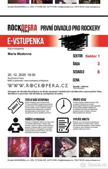 Maria Madonna Praha 20.12. - 3