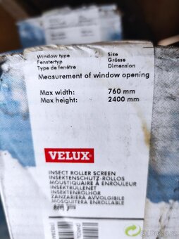 Velux moskytiéra ZIL M10 nová - 3