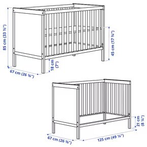 Dětská postýlka SUNDVIK + příslušenství - 3