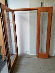 Dveře dřevěné 150cm x 212cm - 3
