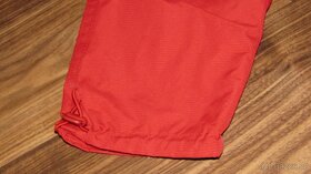 Červené zateplené kalhoty vel. 104 - 3