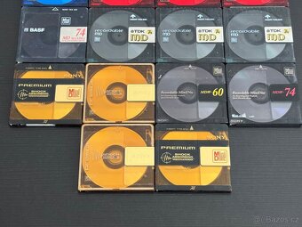 MD Minidisc média SONY TDK BASF sada 14ks - 3