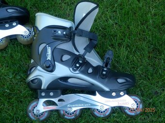 Nové Inline brusle 4x jeté. velikost 47/48 - 3