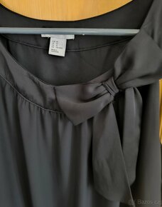 Černé formální šaty nad kolena, vel. 42-44, H&M - 3