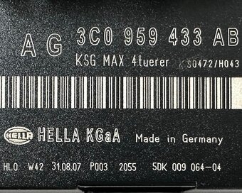 Řídící jednotka komfortu 3C0959433AB VW Passat B6 r.v. 2008 - 3