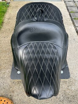Indian Roadmaster kožené sedlo vyhřívané - 3