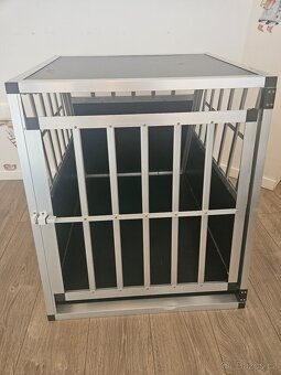 Přepravní klec, transportní box alu, 65x90x69cm - 3
