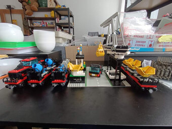 LEGO Train 9V 4565 Freight and Crane Railway +návod - 3
