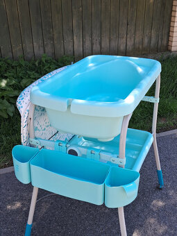 Přebalovací pult kombinovaný s vaničnou, skládací - 3