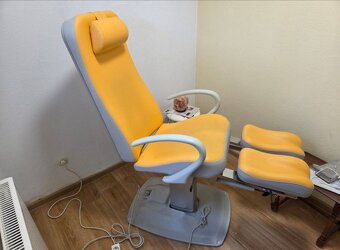 Elektrické Pedikérské křeslo gerlach 1motor žluté - 3