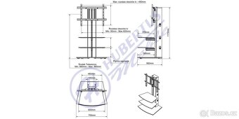 Stojan na TV Hubertus ALLADYN - 3