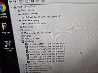 Herní pc i7-4790k 8gb ddr3 RX580 4gb lcd 24" hdmi GTA5 - 3