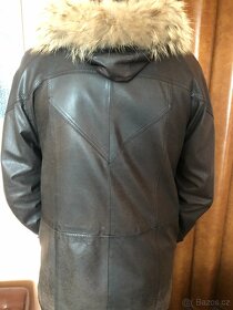 Kožený kabát - dámský - 3