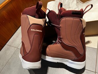 Salomon Pearl Boa 38.5 - dámské snowboardové boty téměř nové - 3