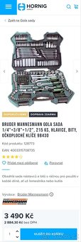 NOVÁ GOLA SADA MANNESMANN 215KS PC 3500,- - 3