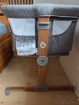 Cestovní postýlka MoMi smart bed 4v1 šedá - 3