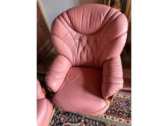 Italská kožená sedací souprava 3+1+1,4667 - 3