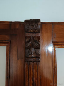 Prodám historické repasované vnitřní 2křídlé dveře - 3