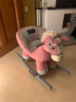 Plyšový houpací koník - 3