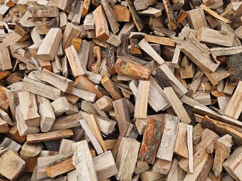 Palivové dřevo tvrdé DUB JAVOR JASAN... štipaný - 3