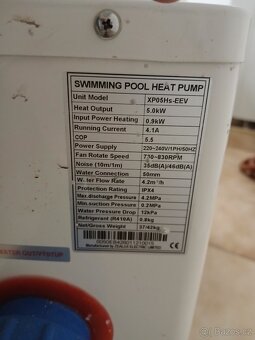 Tepelné čerpadlo na ohřev bazénu - 3