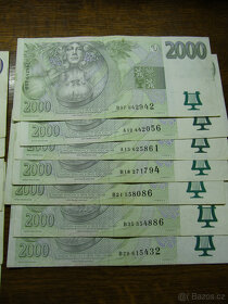 Bankovka 2000Kč, 1000Kč, 100Kč - 3