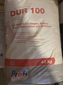 cementovy poter, lepidlo na obklady, DUR 100 - 3