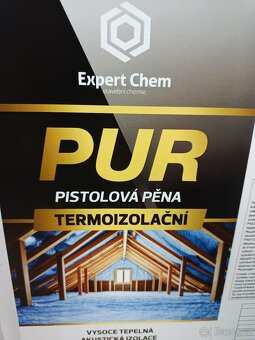 Termoizolační stříkaná pistolová pěna - 3