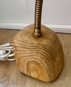 UPCYKL lampa RETRO Brusel na akátu FUNKČNÍ - 3