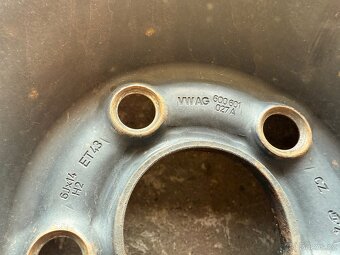 175/70 R14 Sada plechových kol Škoda/VW 4 kusy - 3