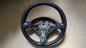 Peugeot 407 kožený volant s airbagem v top stavu - 3