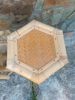 Bambusové barové židle - 3