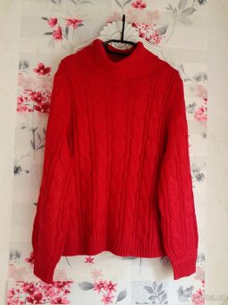 Krásný a teplá rolákový svetr 40/44 - 3