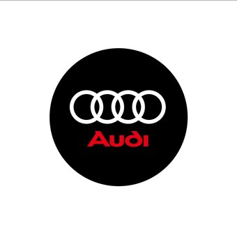 Laserové led logo Audi na podsvícení, projektor - 3